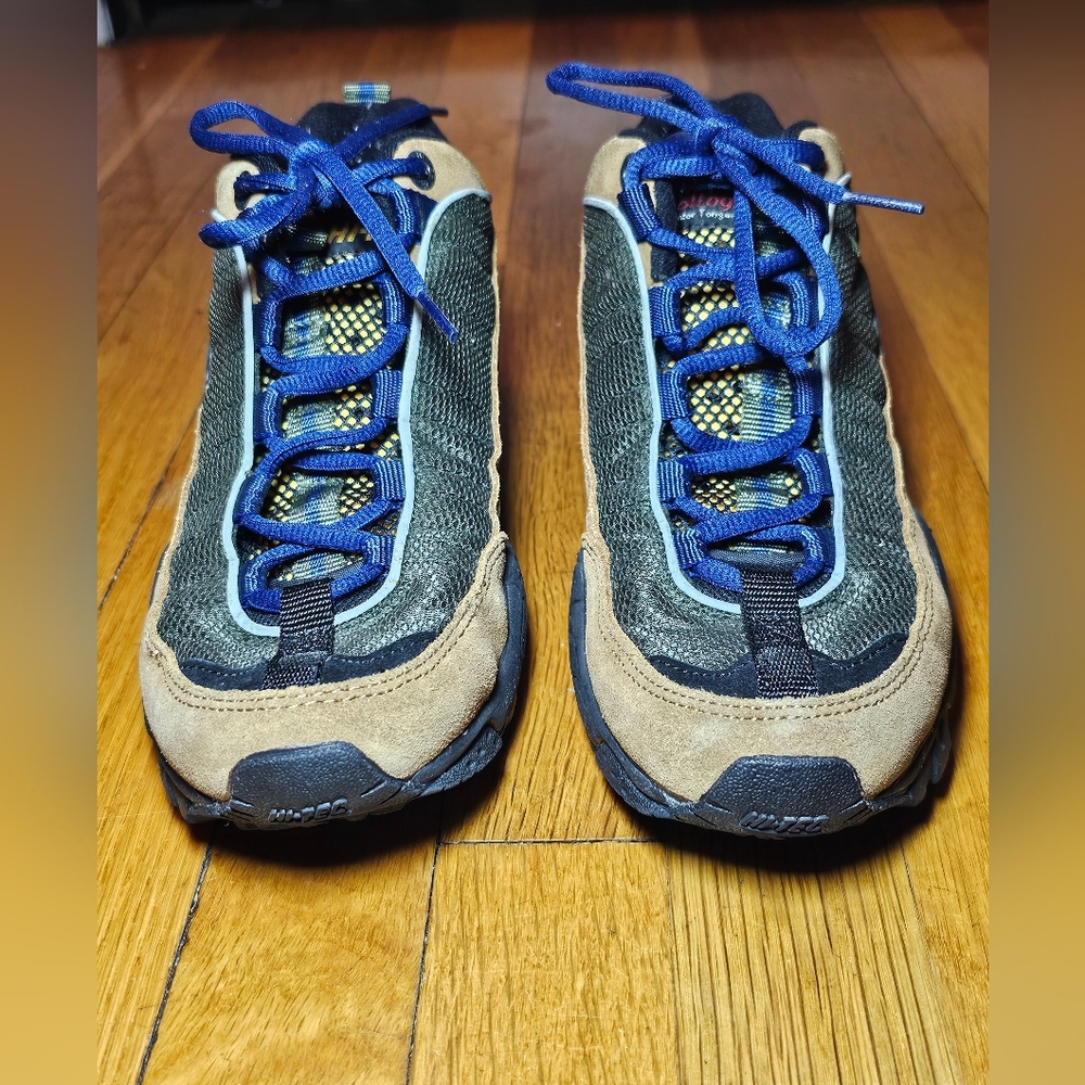 Hi Tec Lady Killington Lace-up Trail Shoes Sneakers Brown & Green Women's Sz 7.5